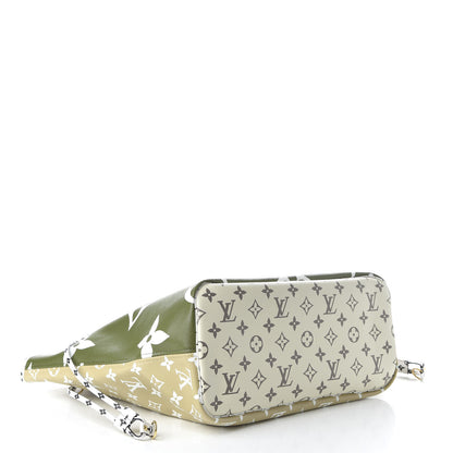 Louis Vuitton Monogram Giant Neverfull MM Kaki 4 of 10
