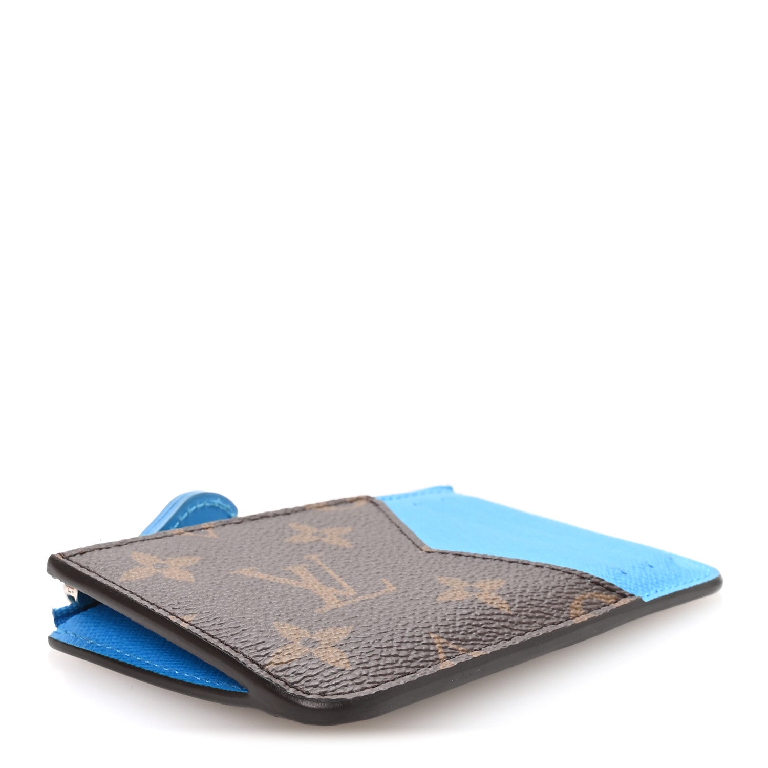 Louis Vuitton Monogram Zipped Romy Card Holder Gaston Blue 1840499