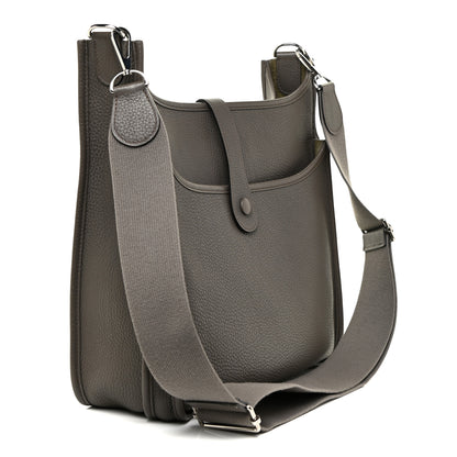 Hermes Taurillon Clemence Evelyne III GM Etain 3 of 14