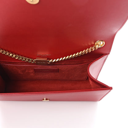 Saint Laurent Smooth Calfskin Medium Classic Monogram Kate Tassel Satchel New Lipstick 4 of 7