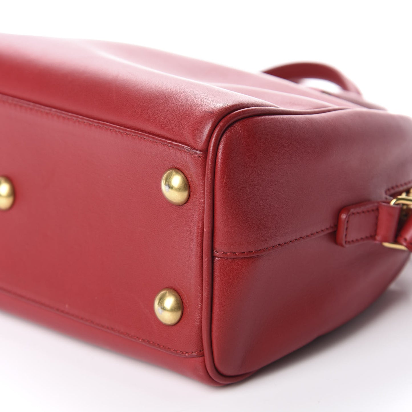 Calfskin Classic Baby Duffle Red