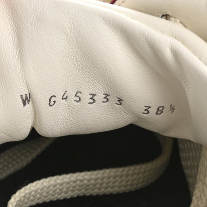 Chanel Calfskin CC Sneakers 38.5 Light Burgundy White Pink 9 of 10
