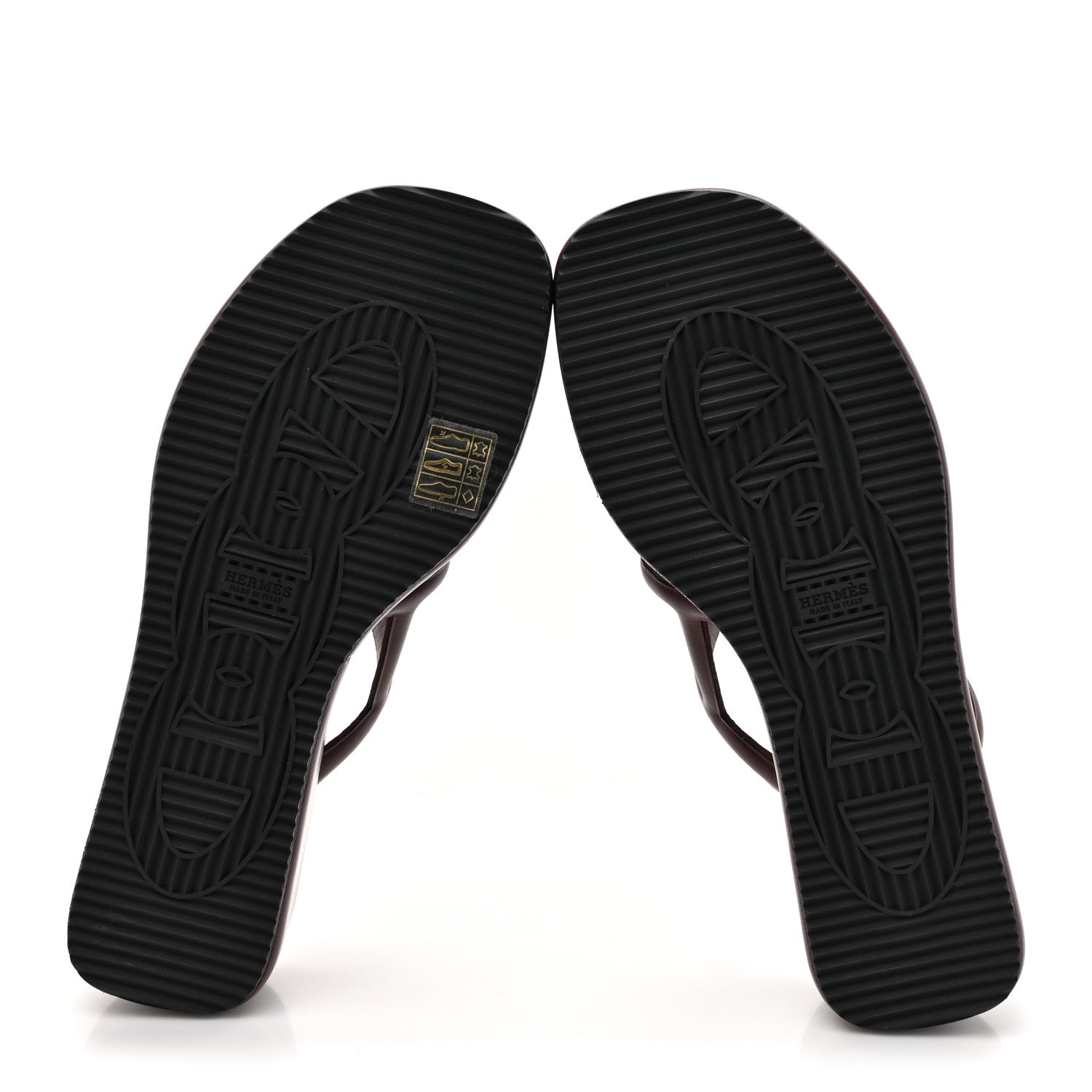 Hermes Nappa Gipsy Sandals 38 Rouge Marsala 5 of 9