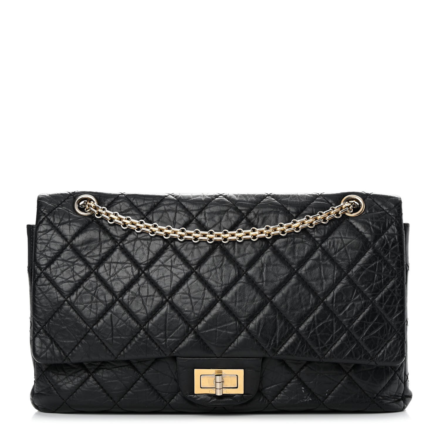 Chanel Aged Calfskin Quilted 2.55 Reissue 227 Flap Black 1 of 18