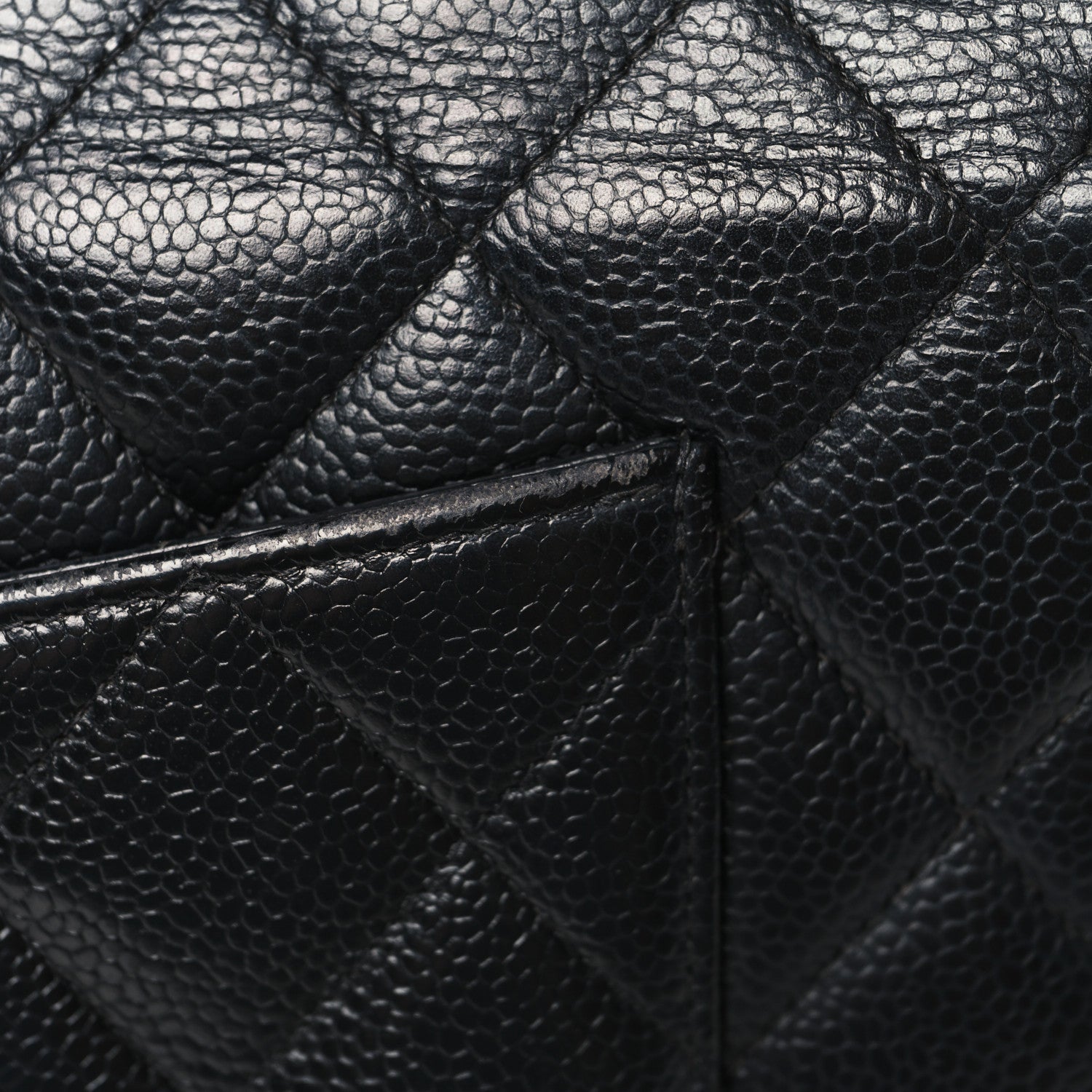 Chanel Caviar Jumbo Single Flap Black 11 of 11
