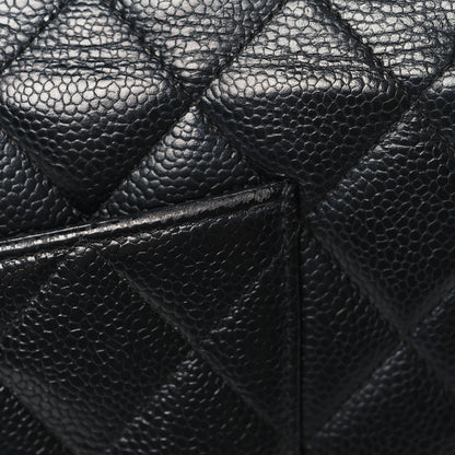 Chanel Caviar Jumbo Single Flap Black 11 of 11