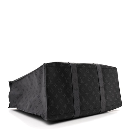 Louis Vuitton Monogram Eclipse Cabas Zippe GM Black 4 of 9