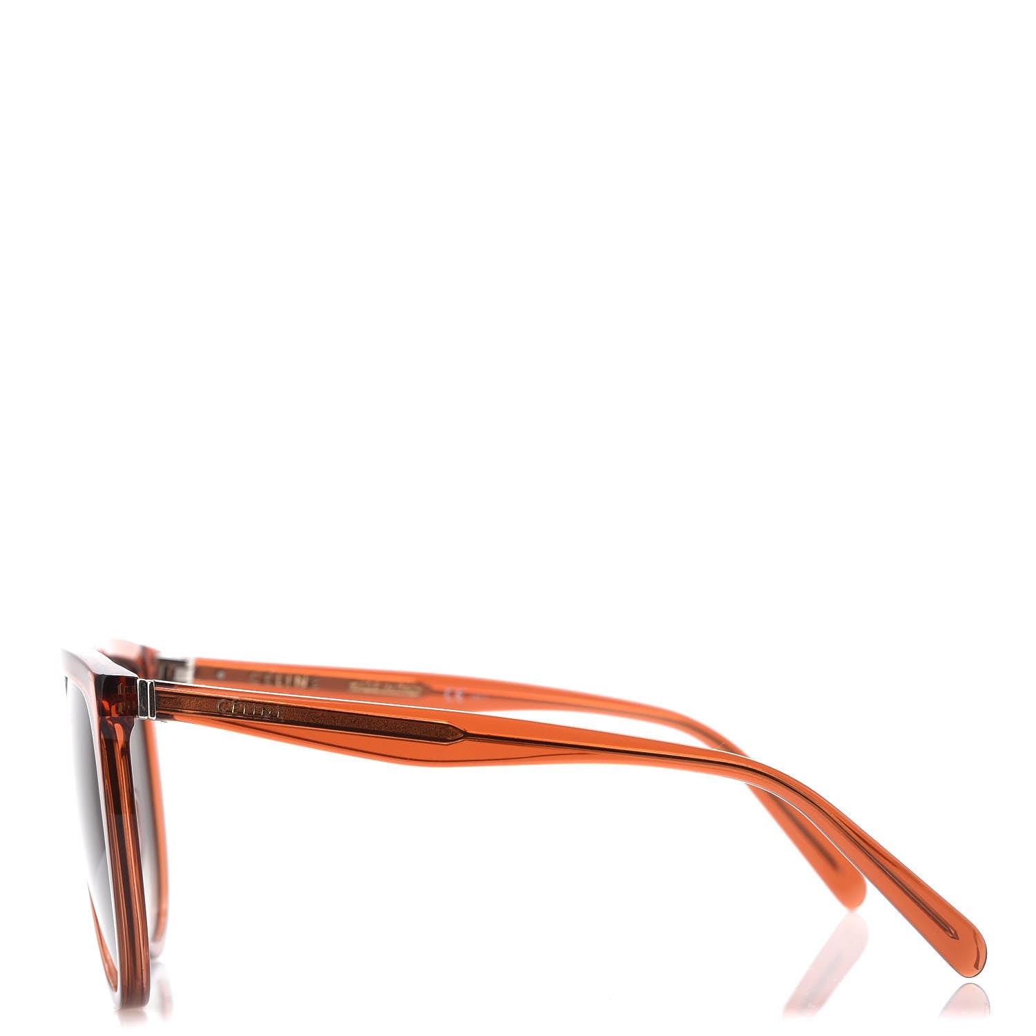 Celine Acetate Thin Shadow Sunglasses CL41435/S Orange 2 of 6