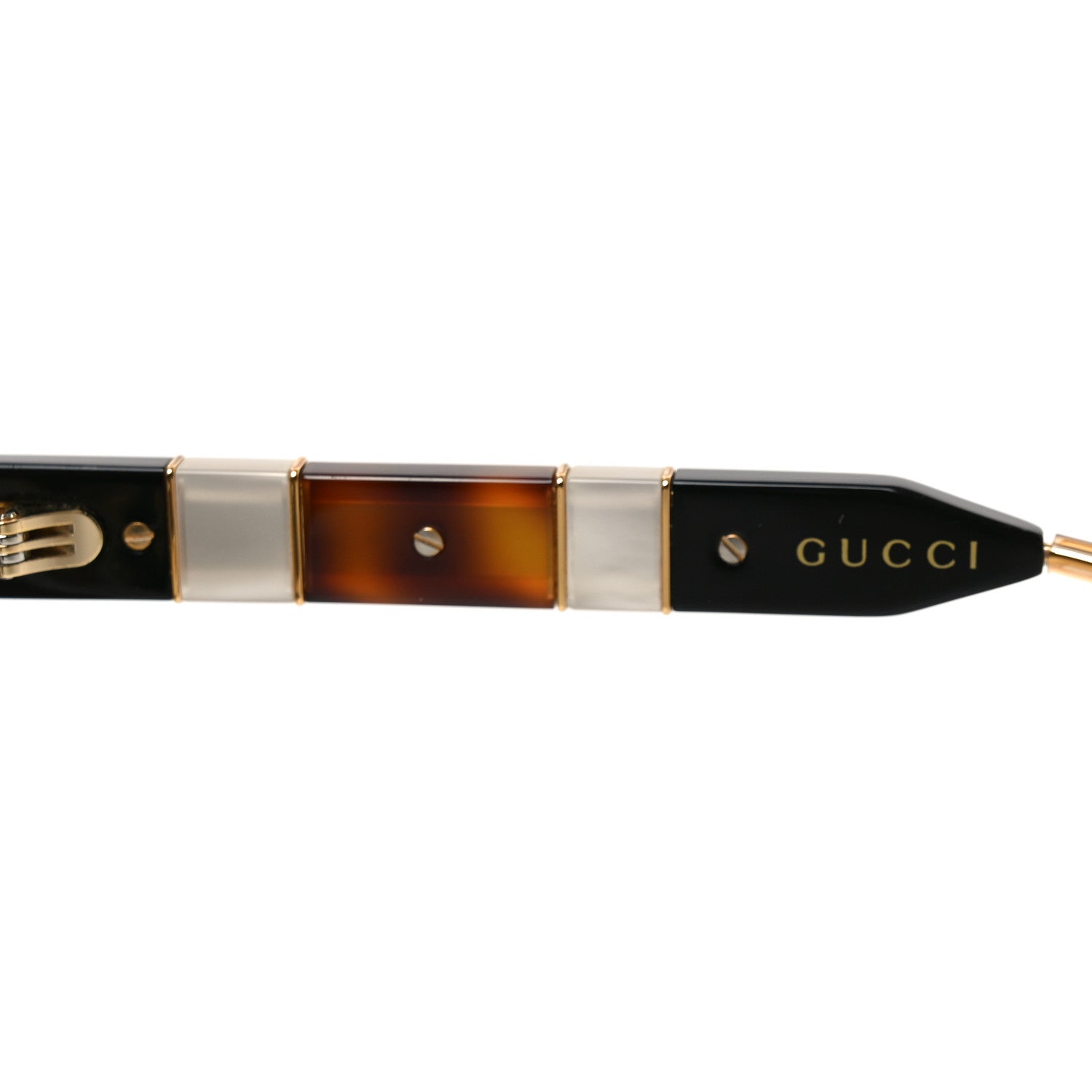 Gucci Squared Aviator GG Sunglasses GG0603S Black 5 of 6