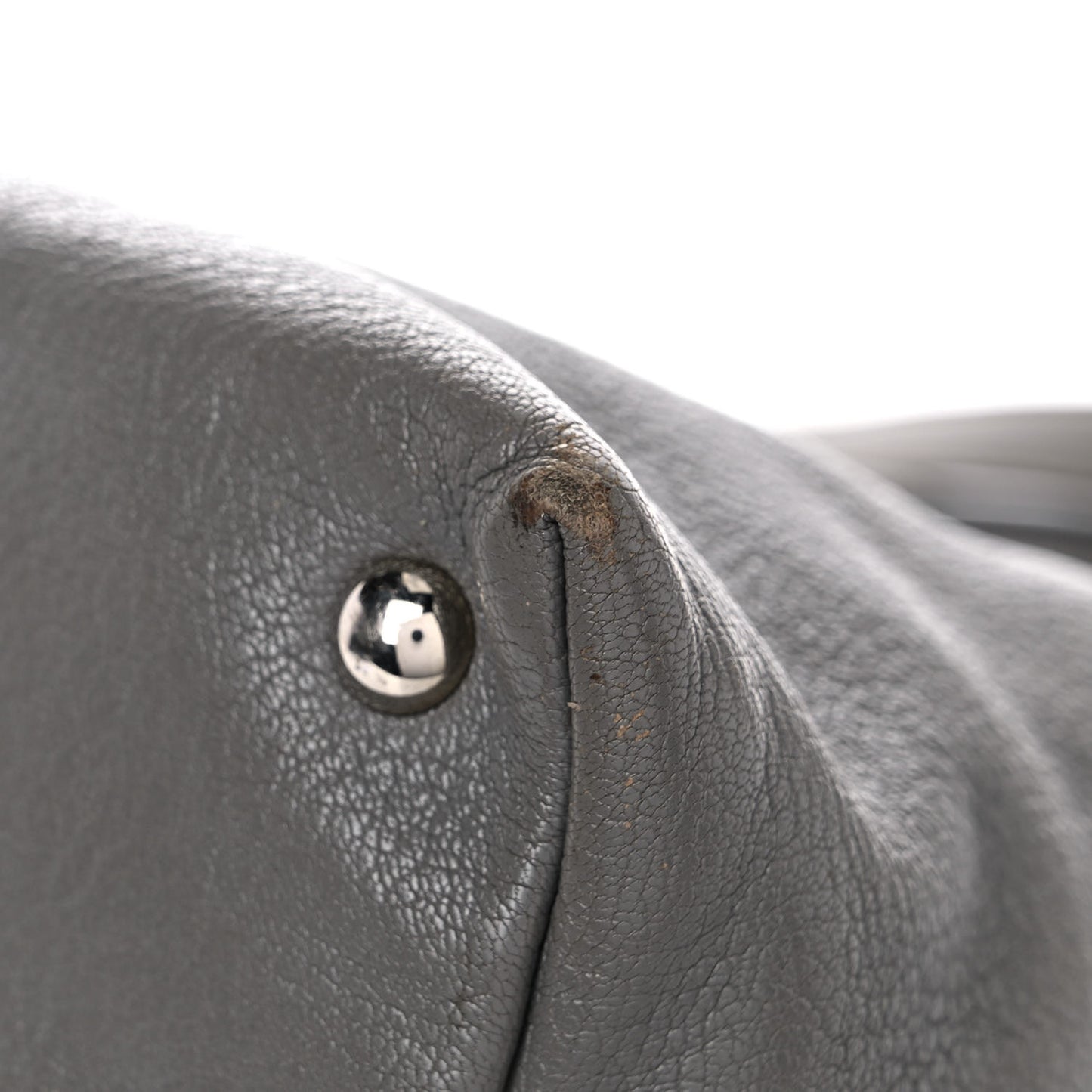 Goatskin Madras Zip Tote Pomice
