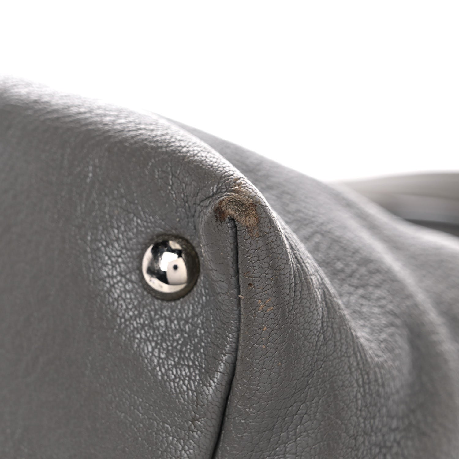 Miu Miu Goatskin Madras Zip Tote Pomice 9 of 28