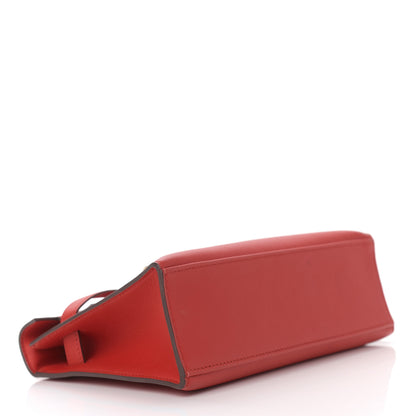 Hermes Swift Kelly Pochette Clutch Rouge Tomate 4 of 16