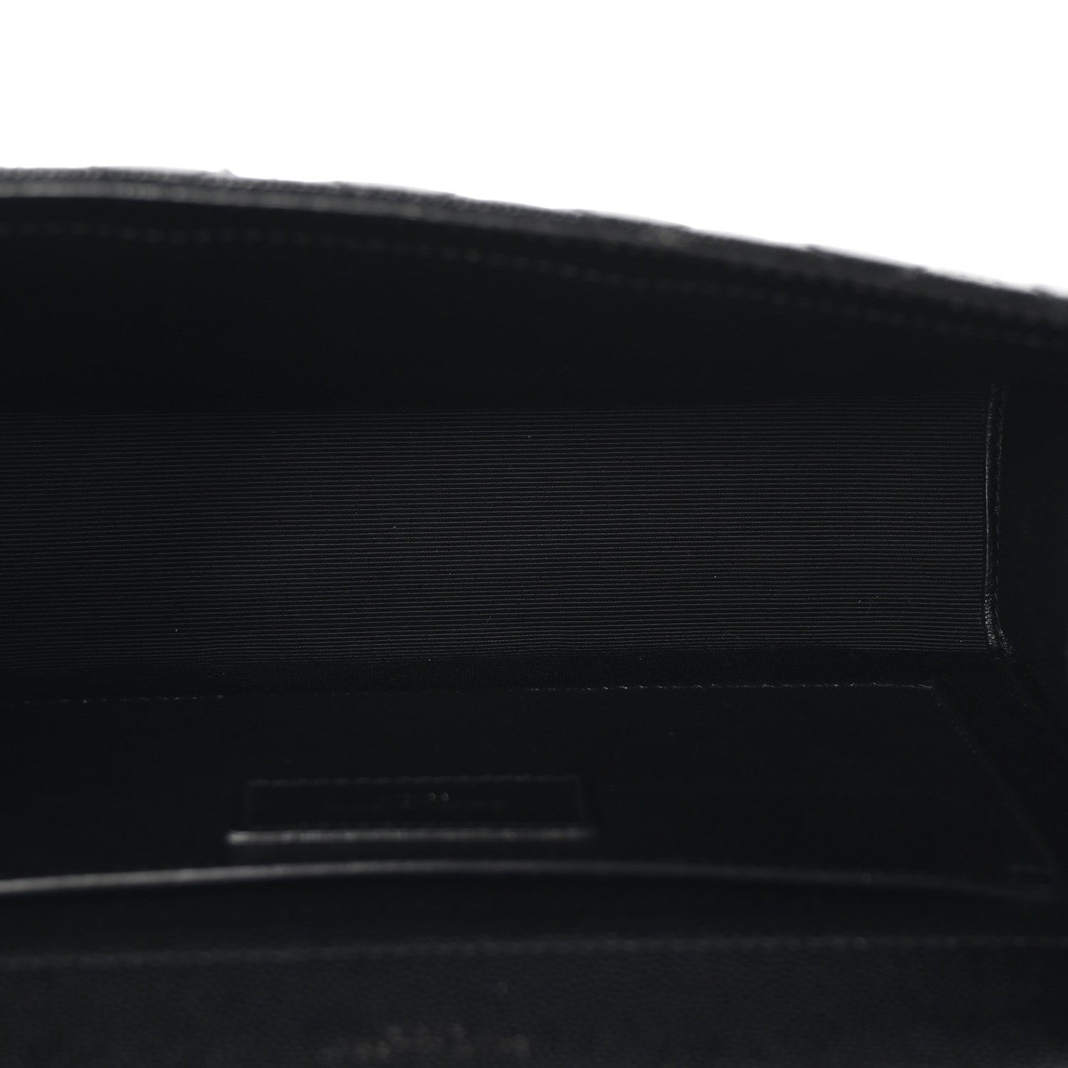Saint Laurent Grain De Poudre Textured Mixed Matelasse Triquilt Medium Monogram Monochrome Satchel Black 5 of 10