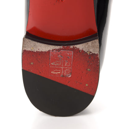 Christian Louboutin Patent Mens Dandelion Flat Loafers 43 Black 9 of 14