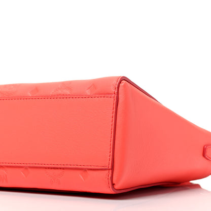 MCM Calfskin Ottomar Essential Crossbody Bag Hot Coral 9 of 9