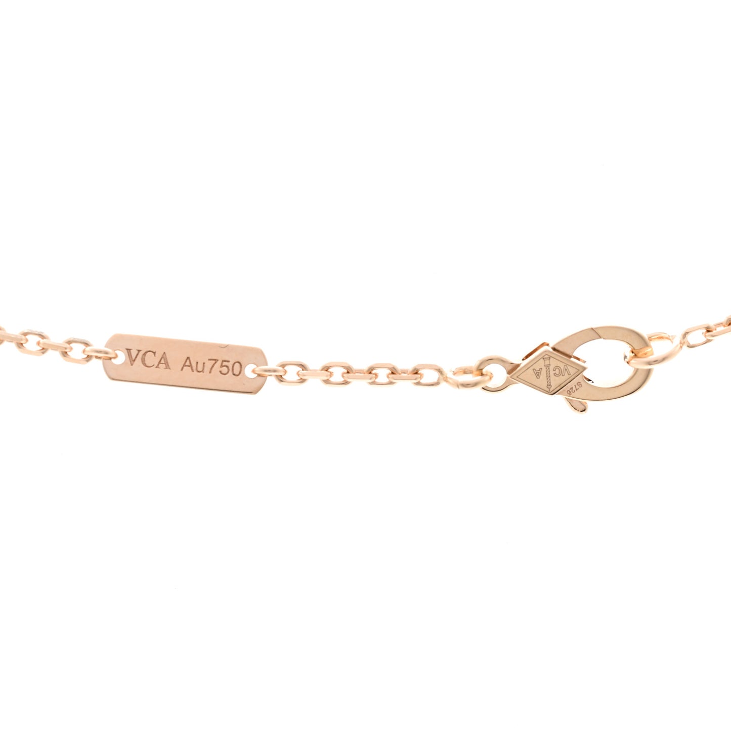 18K Rose Gold Diamond Mother of Pearl Two Butterfly Pendant Necklace