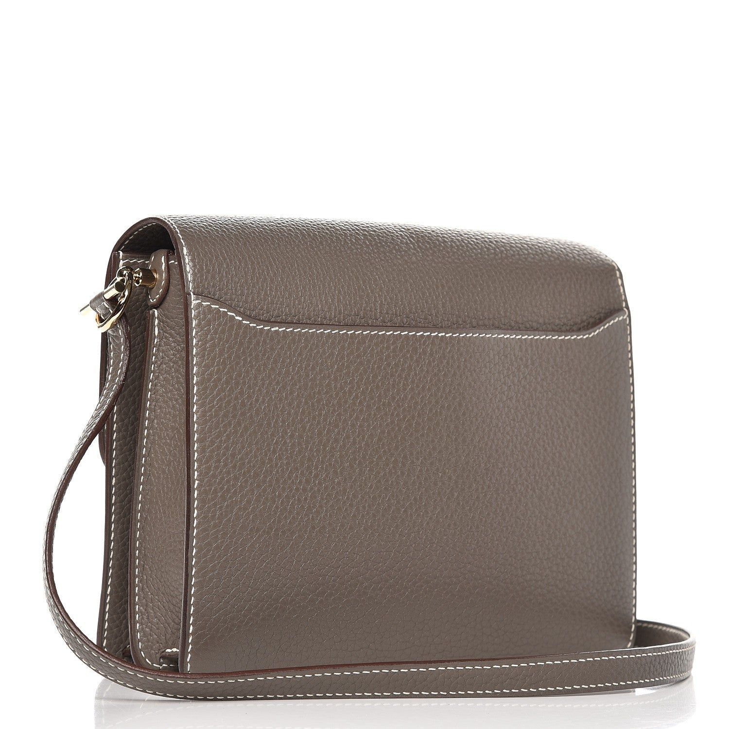 Hermes Taurillon Clemence Sac Roulis 23 Etoupe 3 of 8