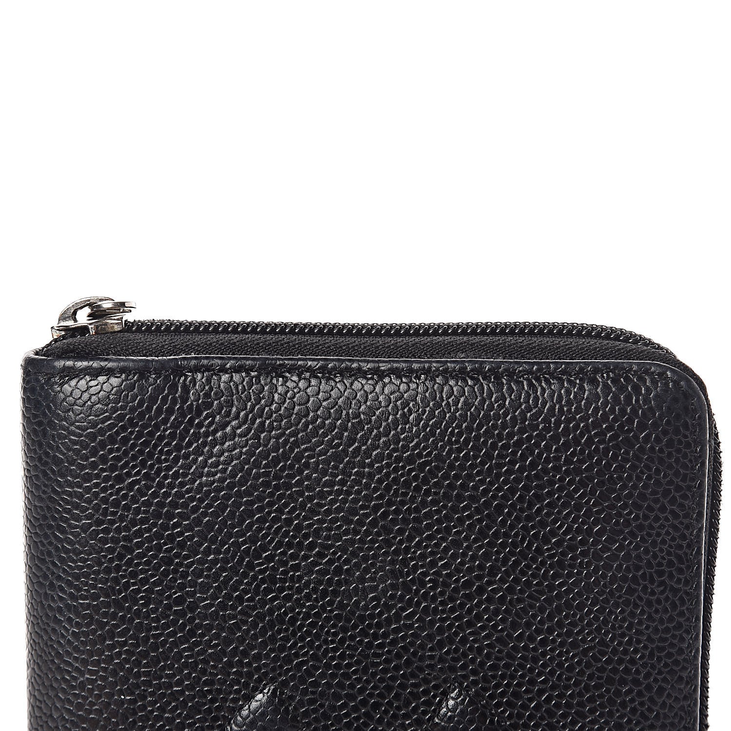 Chanel Caviar Large Timeless CC Zip Around Organizer Wallet Black 12 of 14
