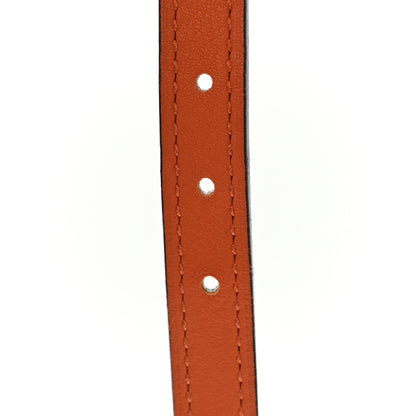 Hermes Epsom Swift 13mm Mors H Belt 75 30 White Orange 4 of 5
