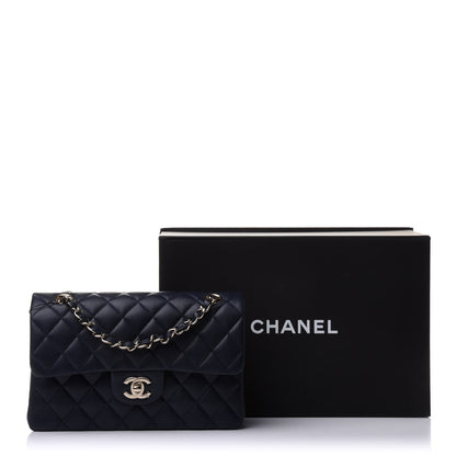 Chanel Caviar Quilted Small Double Flap Navy 12 of 12