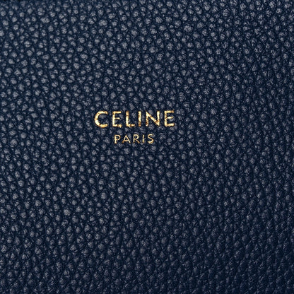 Celine Soft Grained Calfskin Small Belt Cabas Phantom Dark Blue 6 of 11