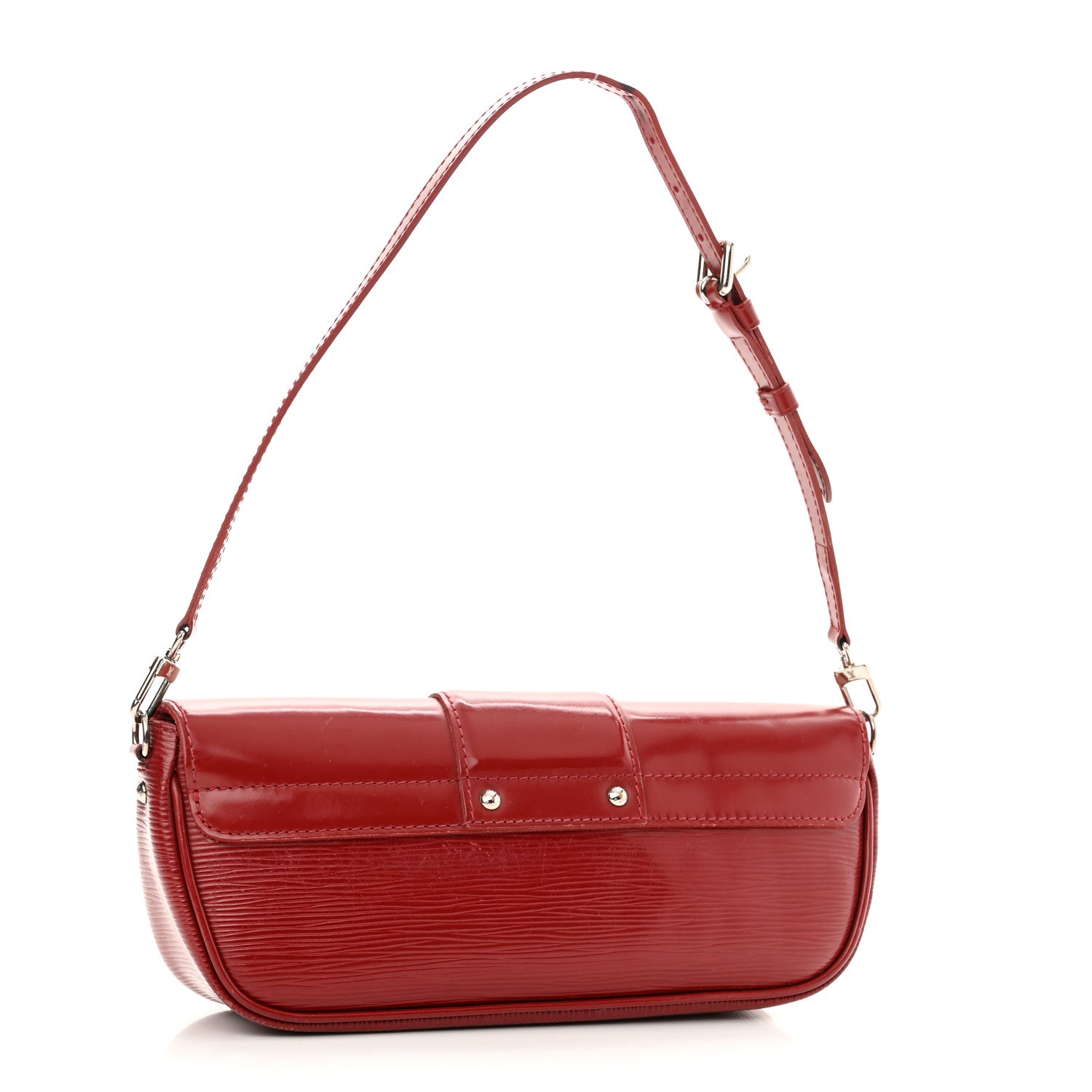 Louis Vuitton Epi Montaigne Clutch Red 2 of 11