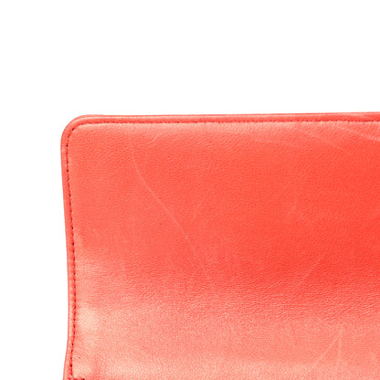 Chanel Lambskin East West Chocolate Bar Flap Orange 12 of 15