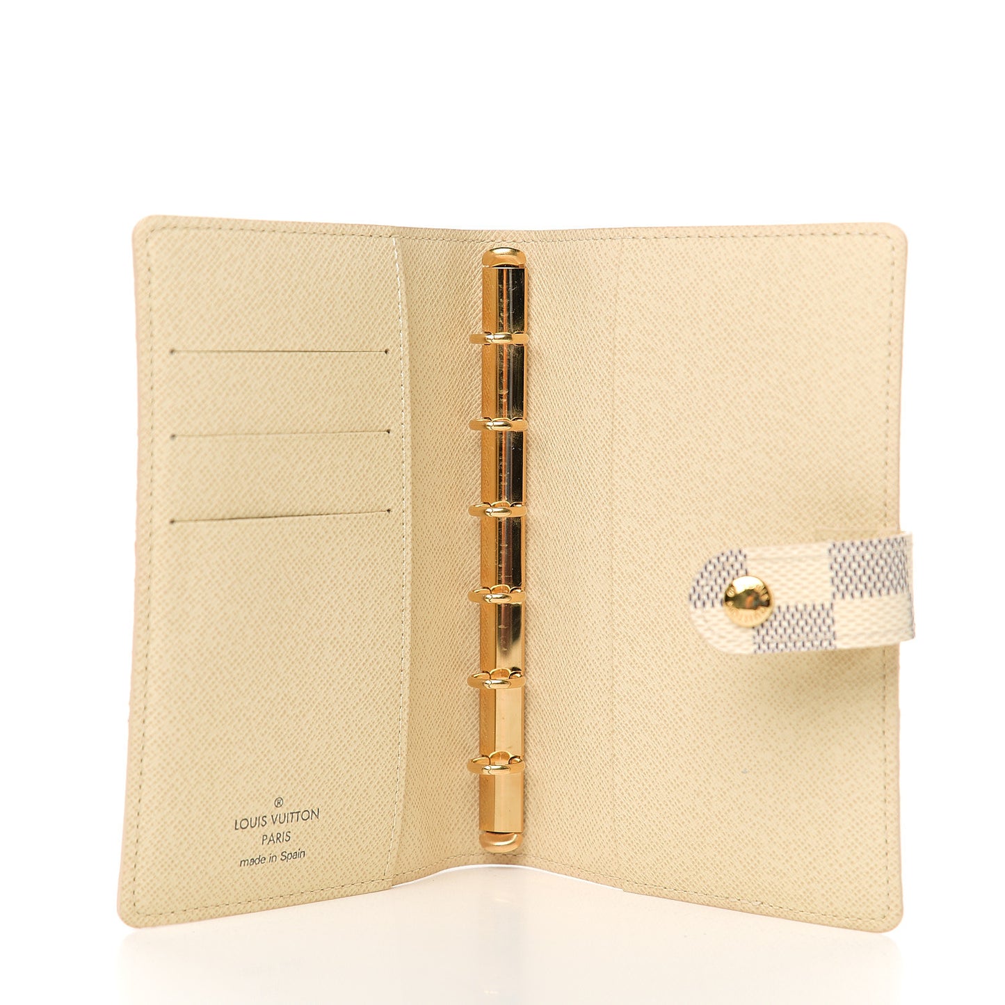 Damier Azur Small Ring Agenda Cover