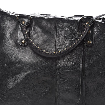 Balenciaga Agneau Classic Hardware Weekender Black 16 of 21