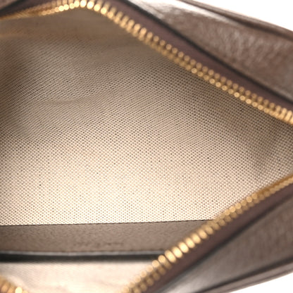 Gucci Denim Monogram Textured Dollar Calfskin Super Mini Ophidia Shoulder Bag Beige Ebony New Acero 5 of 10