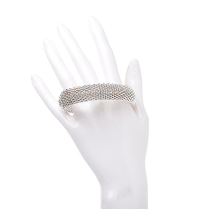 Tiffany Sterling Silver Somerset Mesh Bracelet 2 of 4