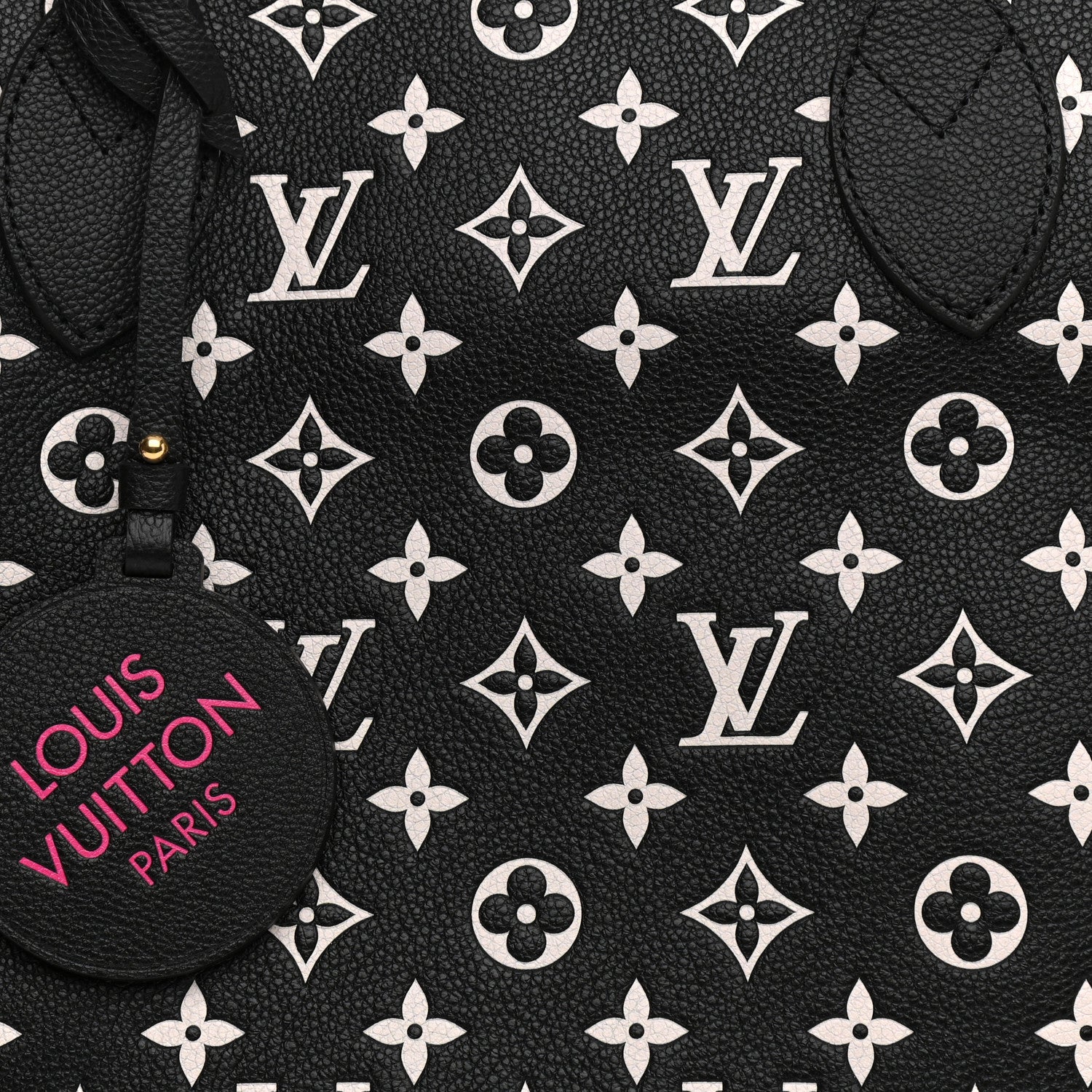Louis Vuitton Empreinte Spring In The City Neverfull MM Black White Pink 14 of 15