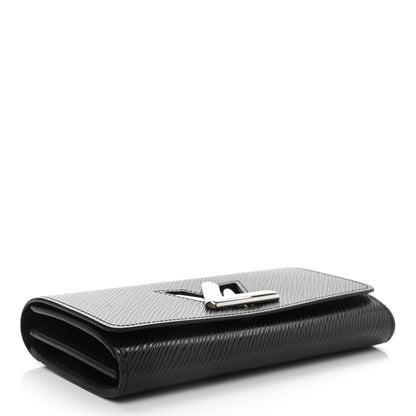 Louis Vuitton Epi Twist Wallet Black 4 of 8