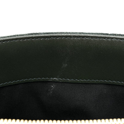 Saint Laurent Suede Calfskin Y Quilted Monogram Small Loulou Chain Satchel Green 13 of 16