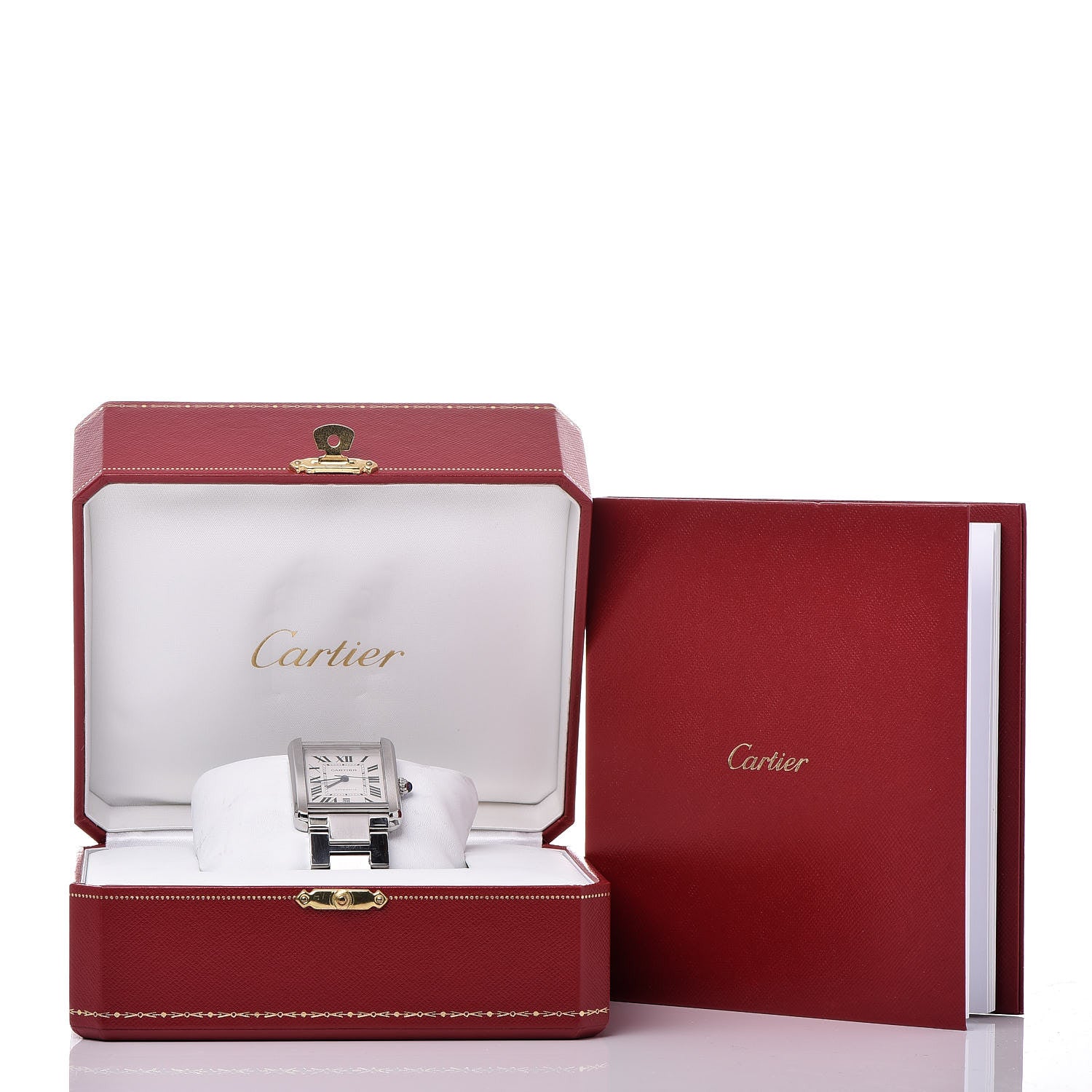 Cartier Stainless Steel 31mm Tank Solo Automatic Watch 9 of 9