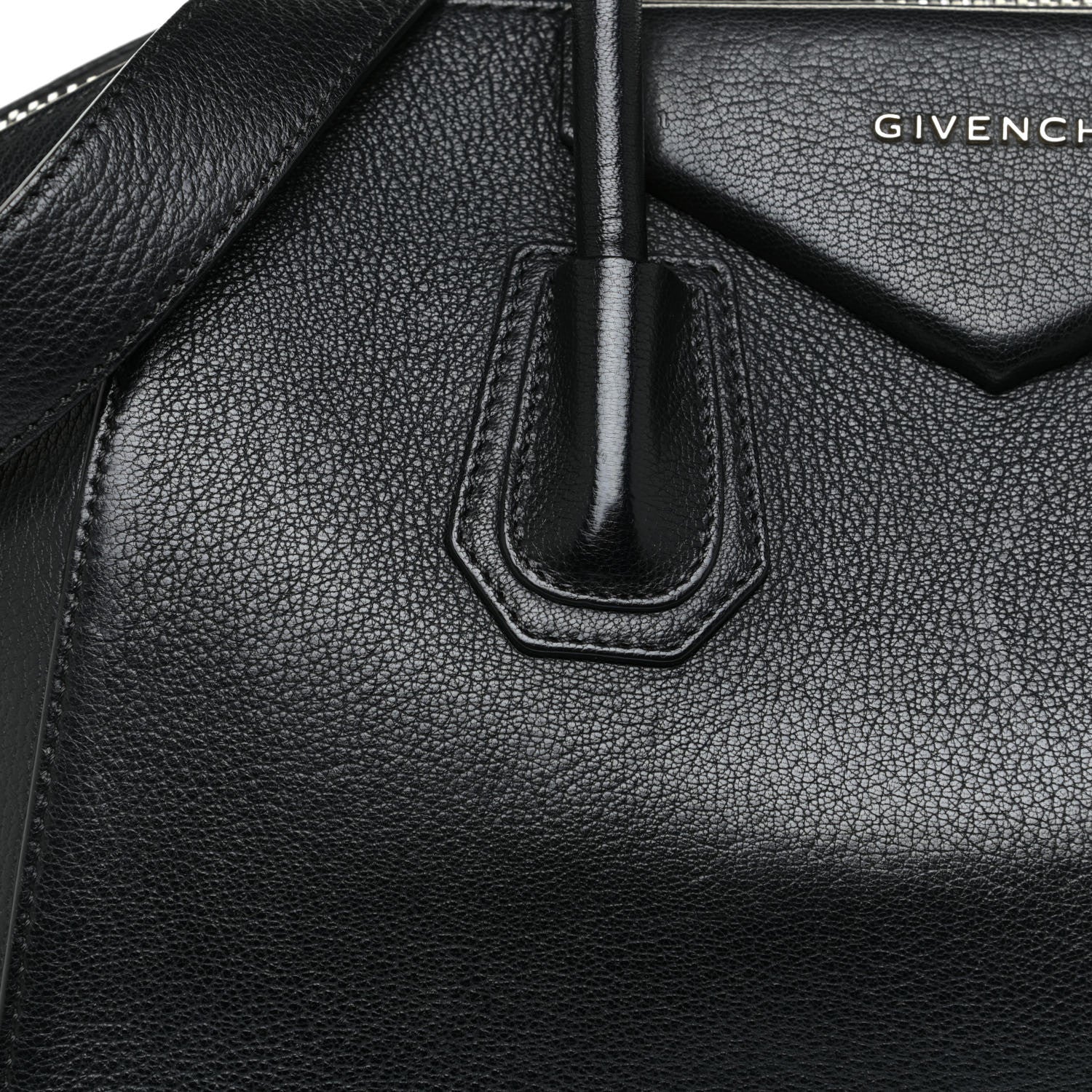 Givenchy Sugar Goatskin Medium Antigona Black 9 of 16