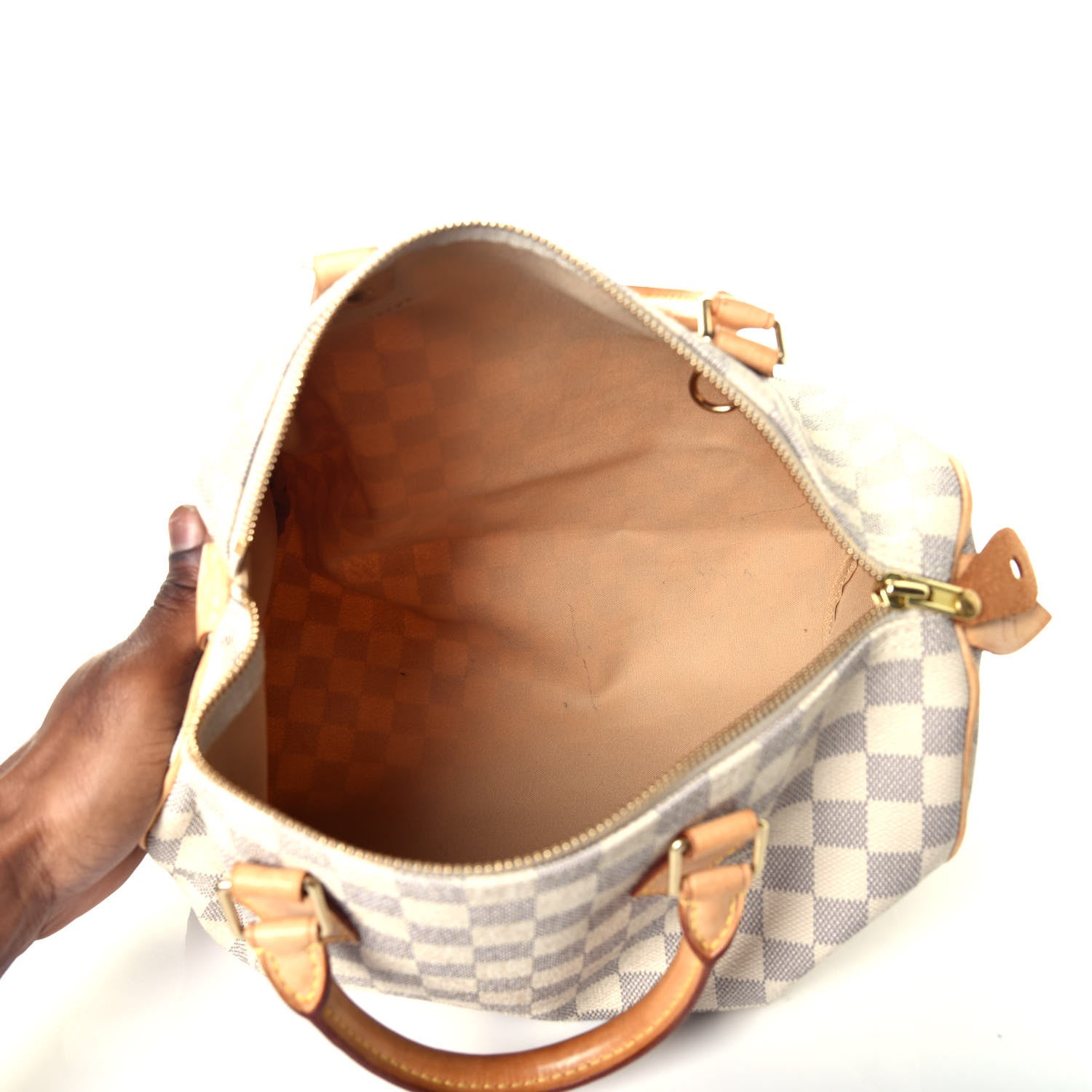 Louis Vuitton Damier Azur Speedy 30 5 of 12