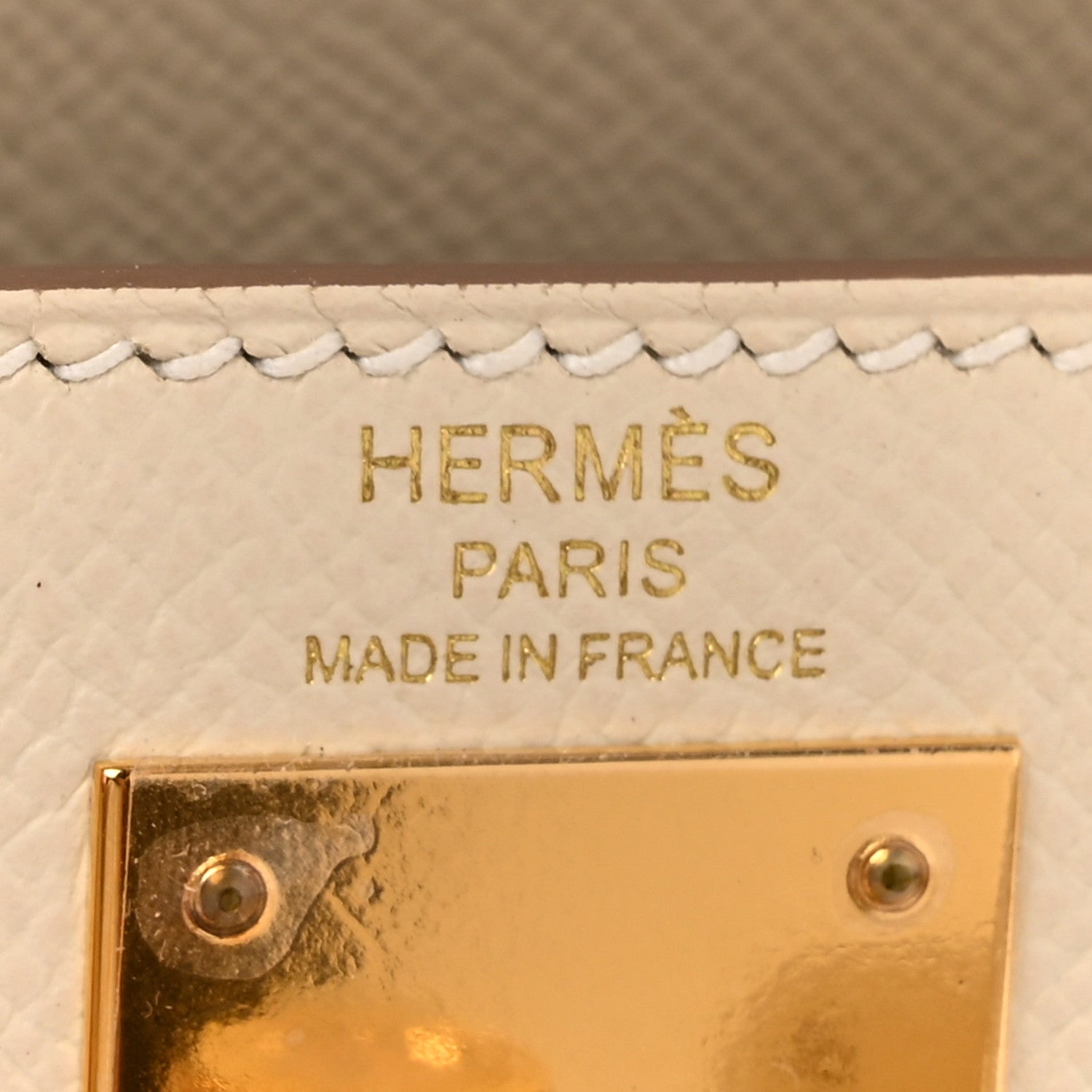Hermes Epsom Kelly Sellier 28 Craie 6 of 12