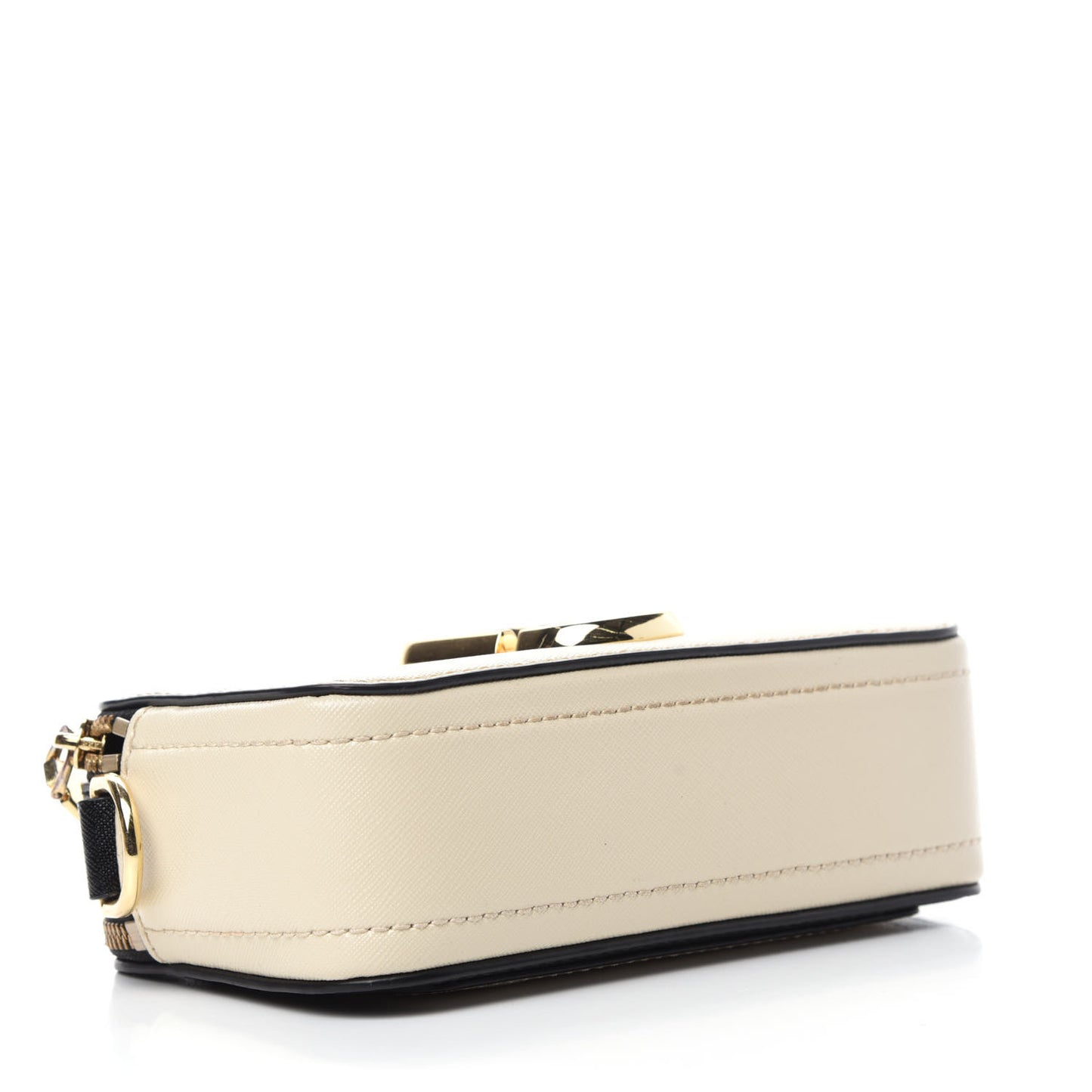 Saffiano Small Snapshot Camera Bag Cloud White Multicolor