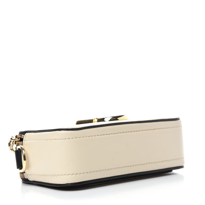 Marc Jacobs Saffiano Small Snapshot Camera Bag Cloud White Multicolor 4 of 10
