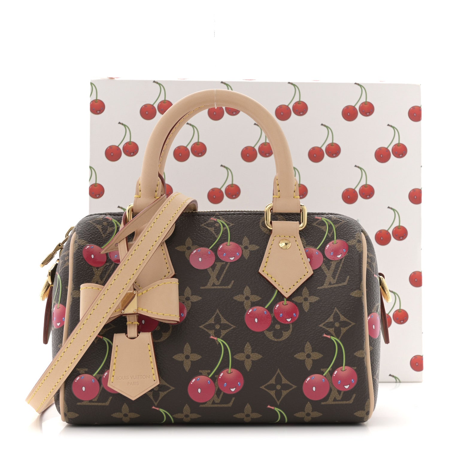Louis Vuitton LV X TM Monogram Cerises Speedy Bandouliere 20