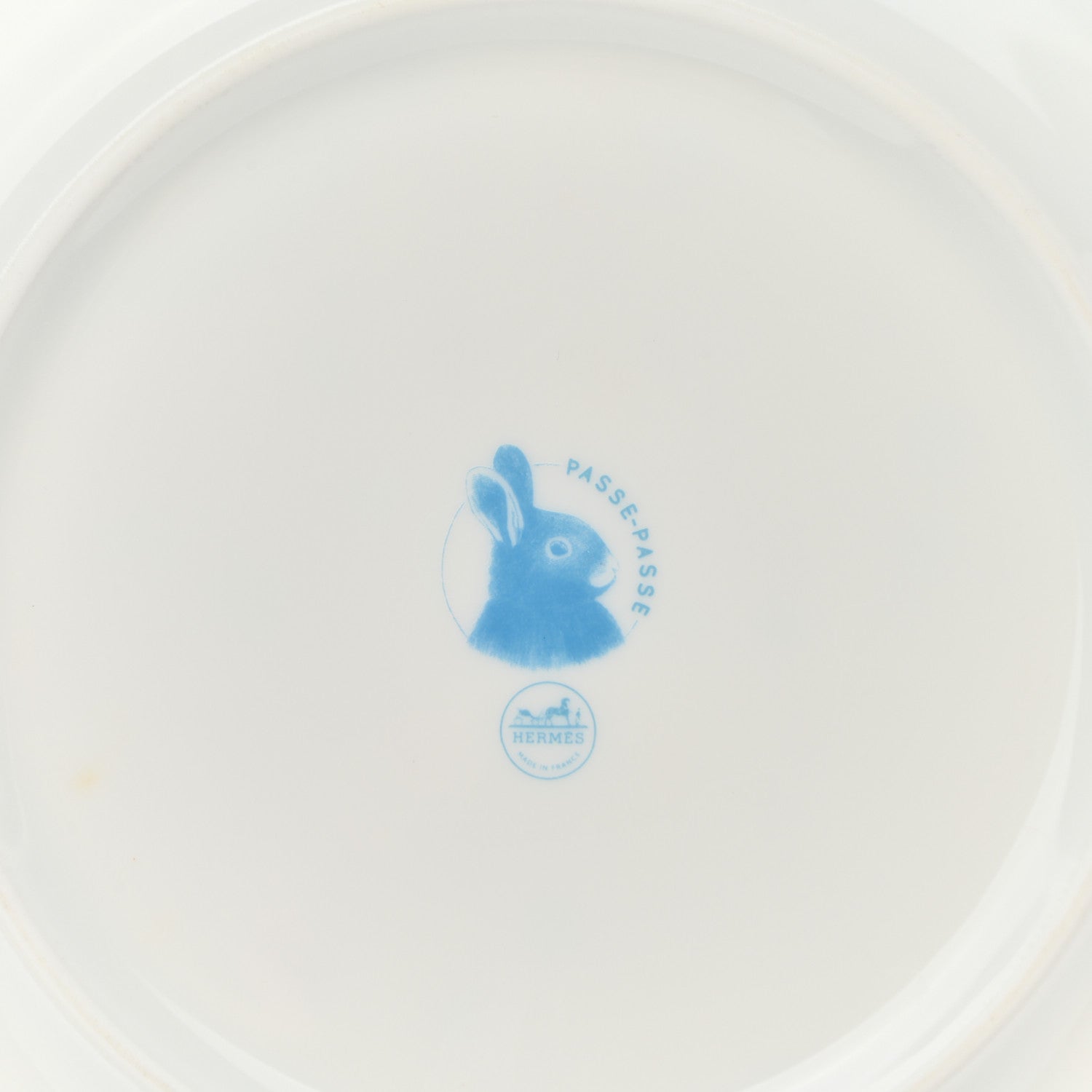 Hermes Porcelain Passe-Passe Dessert Plate 4 of 7
