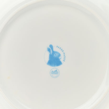 Hermes Porcelain Passe-Passe Dessert Plate 4 of 7