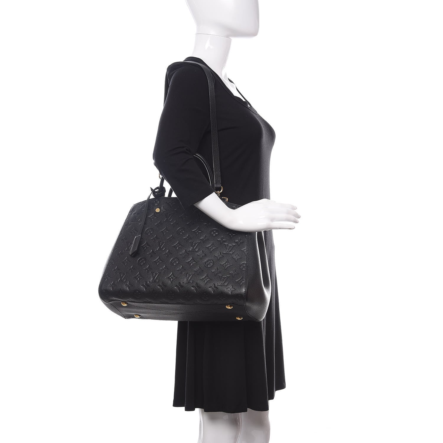 Louis Vuitton Empreinte Montaigne GM Black 2 of 11