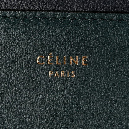 Celine Shiny Smooth Calfskin Medium Frame Shoulder Bag Amazone Dark Navy 6 of 10