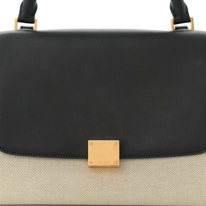 Celine Smooth Calfskin Linen Small Tri-Color Trapeze Orange 7 of 11