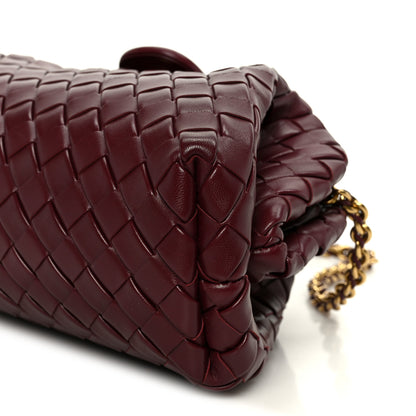 Bottega Veneta Nappa Intrecciato Small The Lauren 1980 Clutch With Chain Barolo 11 of 11