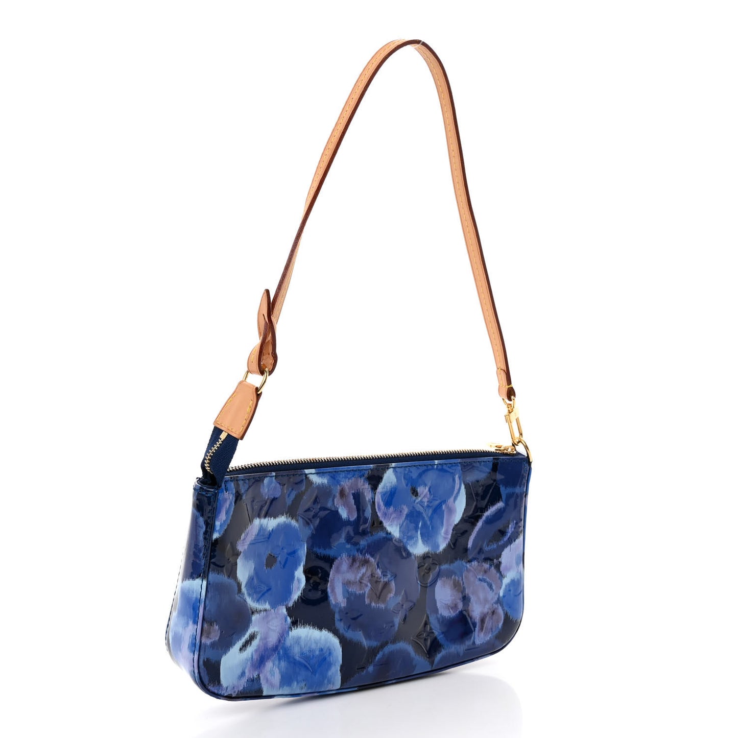 Vernis Ikat Pochette Accessories NM Grand Blue