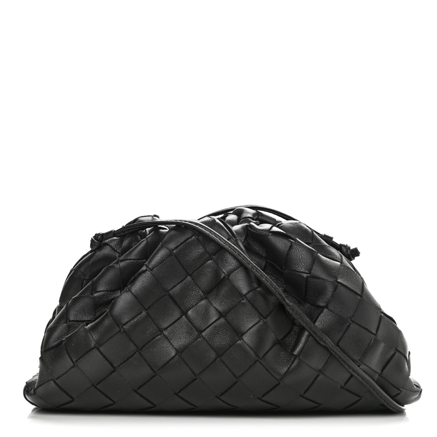 Bottega Veneta Nappa Intrecciato The Mini Pouch Black 1 of 13
