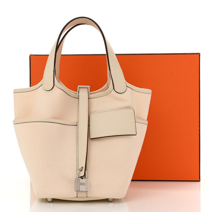 Hermes Toile Goeland Swift Cargo Picotin Lock 18 Nata 11 of 11